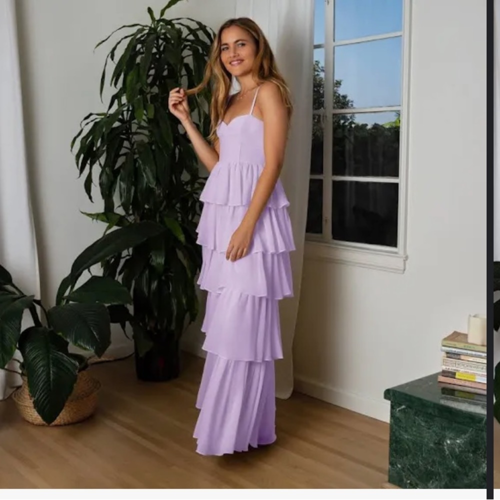 Fame & Partners- The Thea Dress. US Size 4 in Lilac